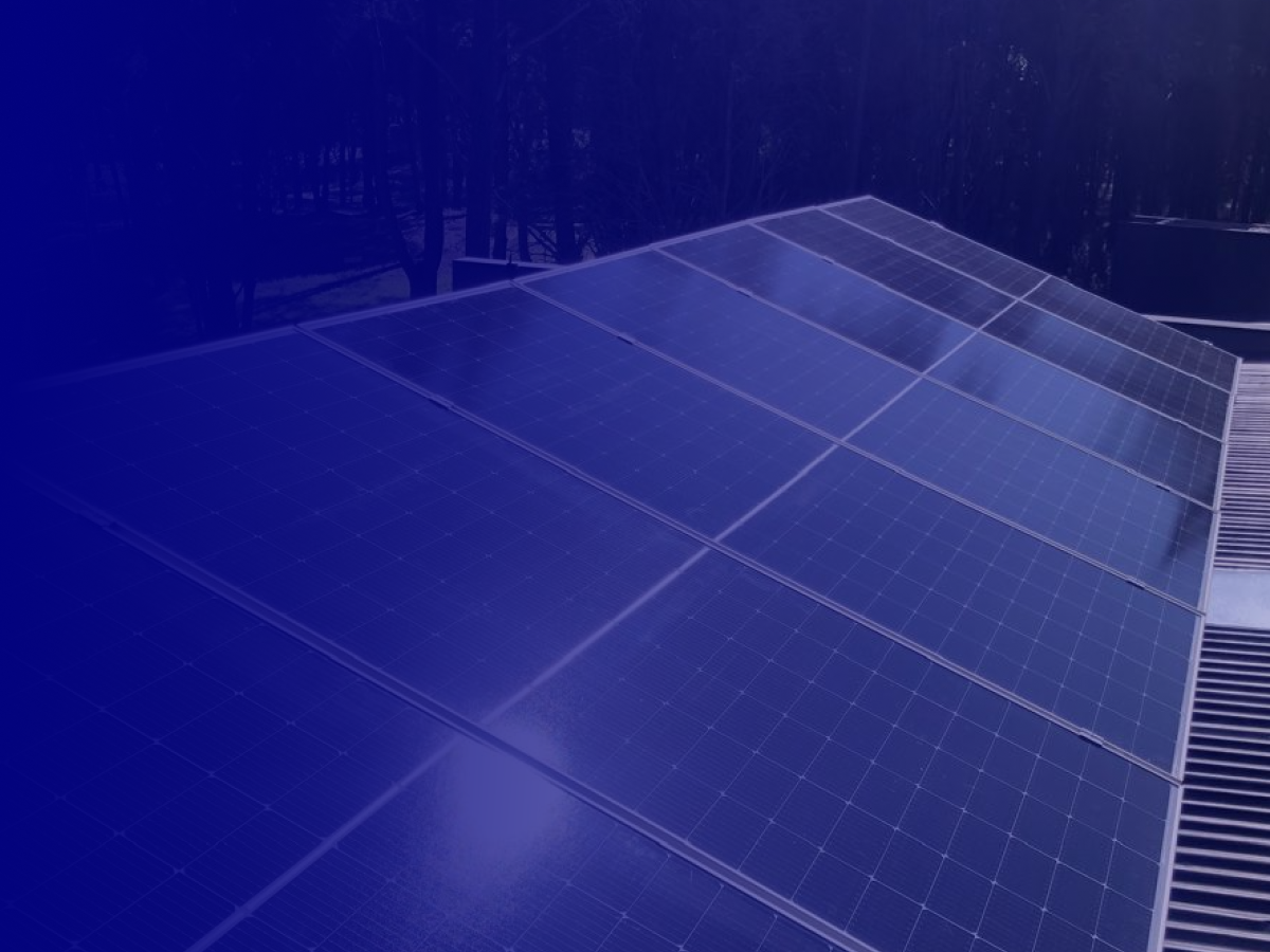 Imagen principal del sitio web de Costa Solar con paneles solares.